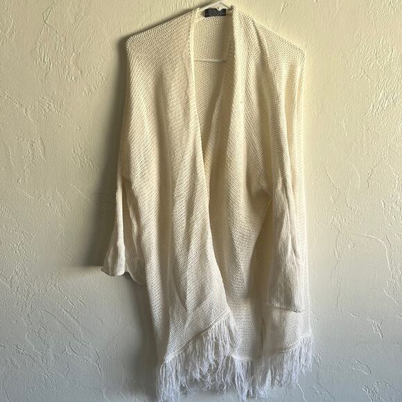 New without tags Wooden Ships open front cardigan.  One size fits most. - Picture 1 of 5